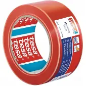 TESA tesaflex Serie - Waarschuwingsband PVC - Rood - 33m x 50mm