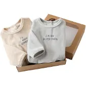 Vertbaudet Set van 2 pyjama's voor babyjongens in fluweel / velours