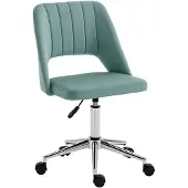 Vinsetto -Bürostuhl-Polyester-49B x 60T x 79-91H cm-Grün