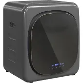 HOMCOM Wasdroger Roestvrij staal, ABS 48L x 40B x 56H cm Grijs