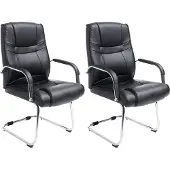 CLP Set van 2 stoelen Attila met metalen frame, grijs