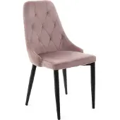 Homla - Chair - LOUIS QUILTER - Velour Pink - 44x59x88 cm