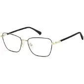 Polaroid PLD D581/G 56/17/145 Gouden zwarte 2 Metalen monturen DAMES PLD D581/G