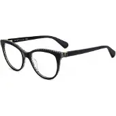 Kate spade KS MANDEE 51/18/140 Zwarte patroon witte Acetaat monturen VROUW KS MANDEE