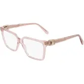 Ferragamo SF3059 56/14/145 Transparant roze Acetaat DAMES SF3059