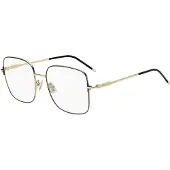 HUGO BOSS BOSS 1866 54/18/140 Mat zwart goud Metalen monturen VROUW BOSS 1866