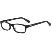 Kate spade NARCISA/3 49/16/130 Zwarte patroon witte Acetaat monturen VROUW NARCISA/3