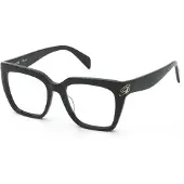 Blumarine Bril - - VBM896 - Zwart acetaat (Glanzend zwart) - Dames - 52/18/140