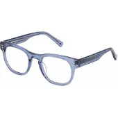 Sting Bril - - VST421N - Doorzichtig blauw glanzend - Acetaat - 49/22/140