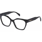 Blumarine Bril - - VBM872 - Acetaat - Glanzend zwart - Maat 54/16/140