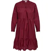ONLY Carmakoma Carolivia Korte Jurk Dames Paars 52