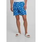 Urban Classics Zwemshorts blauw / wit