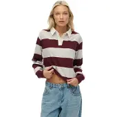 Superdry Shirt 'Athletic Essentials' grijs gemêleerd / wijnrood