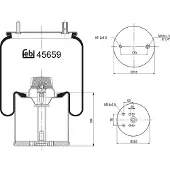 FEBI BILSTEIN 45659 Veerbalg, luchtvering