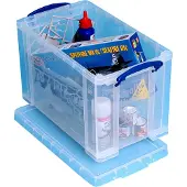 Really Useful Box Box, opbergbox, 24 liter, transparant