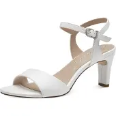 Tamaris Sandalen met riem wit