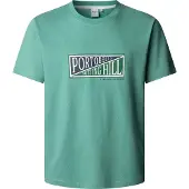 Pepe Jeans Heren George T-shirt groen (M), Casual, Katoen, Korte mouwen PM5010318