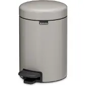 Brabantia NewIcon Prullenbak - 3 liter Badkamer - Soft Grey