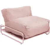 Oviala - Modulaire tuinstoel met poederroze frame - Mixi