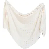 Copper Pearl Santa Fe Knit 116x116 Cm Knit Muslin Beige Kinderen