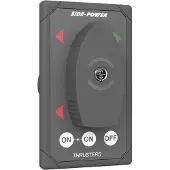 Sleipner Side Power 8909c Dual Switch Panel 120x70 Mm Transparant