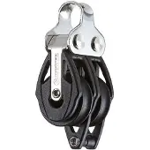 Tersma Double Pulley With Becket 22 Mm Zilver