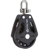 Tersma Single Swivel Bearing Pulley 50 Mm Zilver