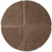 Ted Baker lambeth hoogpolig vloerkleed rond 200 cm rond