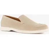 Van Beers suède heren instappers beige maat 43
