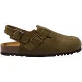 Scholl Klomp Men Olivier Backstrap Khaki-Schoenmaat 40