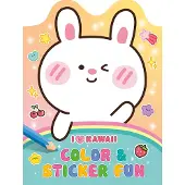Deltas Kleurboek - kleuren en stickeren - kawaii