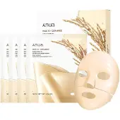 ANUA Rice 70 Glow Collagen Mask Overnight Face Mask for Glass Skin Ceramide Collagen Facial Mask Skin Moisture Barrier Tightening Care Natural C