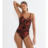 Triumph Badpak Summer Palm | Maat: 40C | Kleur: Bruin