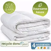AltijdGoedSlapen gerecycled Nextlife dons dekbed Bloesem 4 seizoenen 140x200