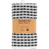 Tiseco Keukendoek Home Studio Oman Black (Set van 3) - 50 x 70 cm