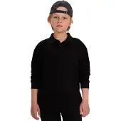 4F T-shirt Jongens longsleeve Zwart - Maat 140cm