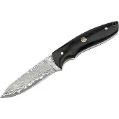 Böker Magnum Vernery 02SC018DAM, Damast Ebony, vaststaand mes