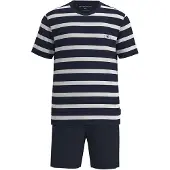 Tom Tailor Blauw-wit gestreepte heren shortama | Maat 52