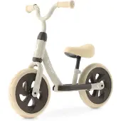 Q-Play Trainer Loopfiets - Peuterfiets 2 tot 4 Jaar - 10 inch - Beige