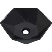Syfax Wastafel 41x36,5x12 cm keramiek zwart