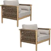 Dutchbone Oasis Outdoor Lounge Stoel - Set van 2