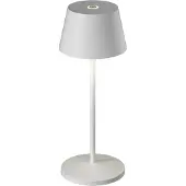 Loom Design LED tafellamp op accu Modi Micro, IP65, wit dimbaar, wit / opaal, Aluminium, Modern