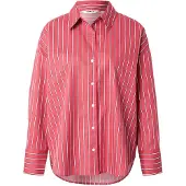 ONLY Blouse 'ONLOREGON' donkerrood / zwart / wit