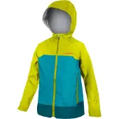 Endura MT500 JR Waterproof Kinderjas Groen/Blauw || Maat: M