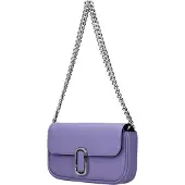 Marc Jacobs Paarse Leren Schoudertas