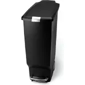 Simplehuman Afvalemmers - Afvalbak Slim 40 l, zwart CW1361