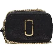 Marc Jacobs Zwarte Leren Schoudertas
