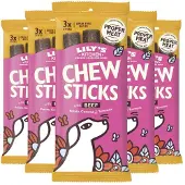 Lily's Kitchen 5x Hondensnack Chew Sticks Rund 120 gr