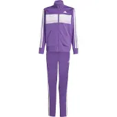 Adidas Trainingspak 'Seasonal Essentials Tiberio 3-Stripes Tricot Track Suit' lila / wit