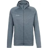 Mammut - Crag ML Hooded Jacket - Fleecevest S, grijs